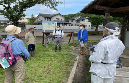 天覧山谷津の里づくりプロジェクト現地作業2021_01